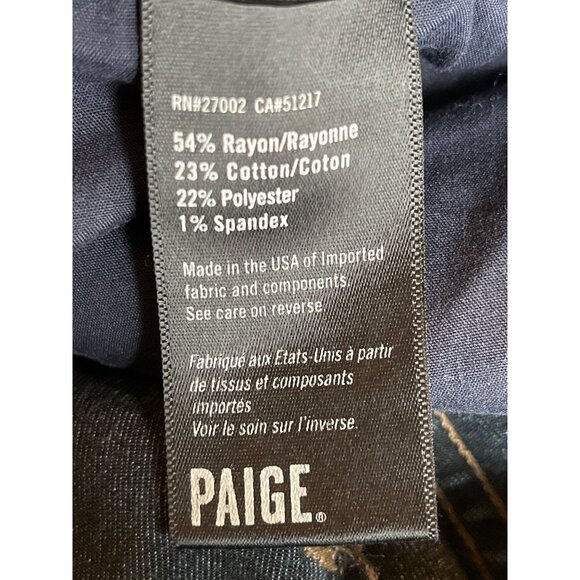 Paige Mens Lennox Slim Fit Denim Jeans Transcend Fabric size 33 $199 NWT Stretch - Picture 11 of 15